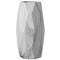Ceramic Table Vase Featuring a Marble Look Design and Geometric Shape, Ideal as a Flower Holder or Decorative Accent for Home Decor in The Living Room, Bedroom, Office, or Dining Table